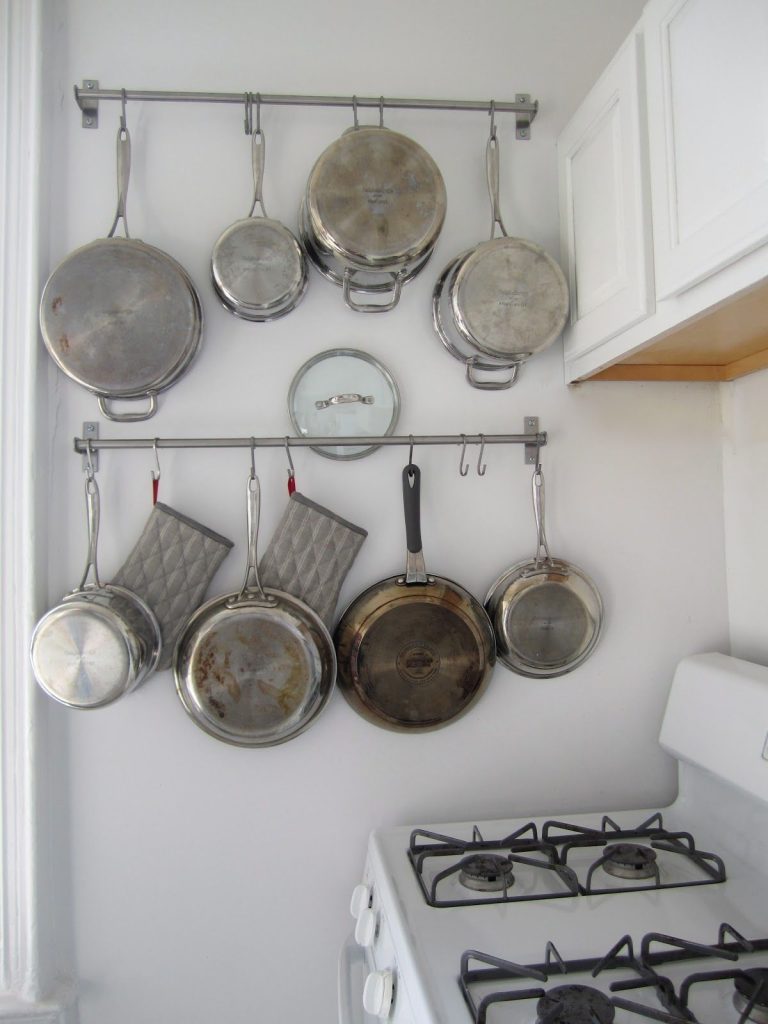 hang pots and pans