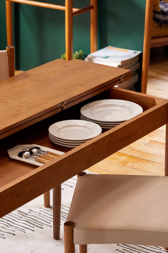 storage dining table
