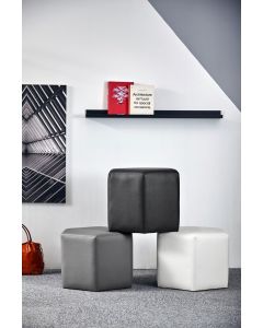 Day Hexagon Footstool - Charcoal