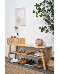 Lund Shoe Rack with Bench