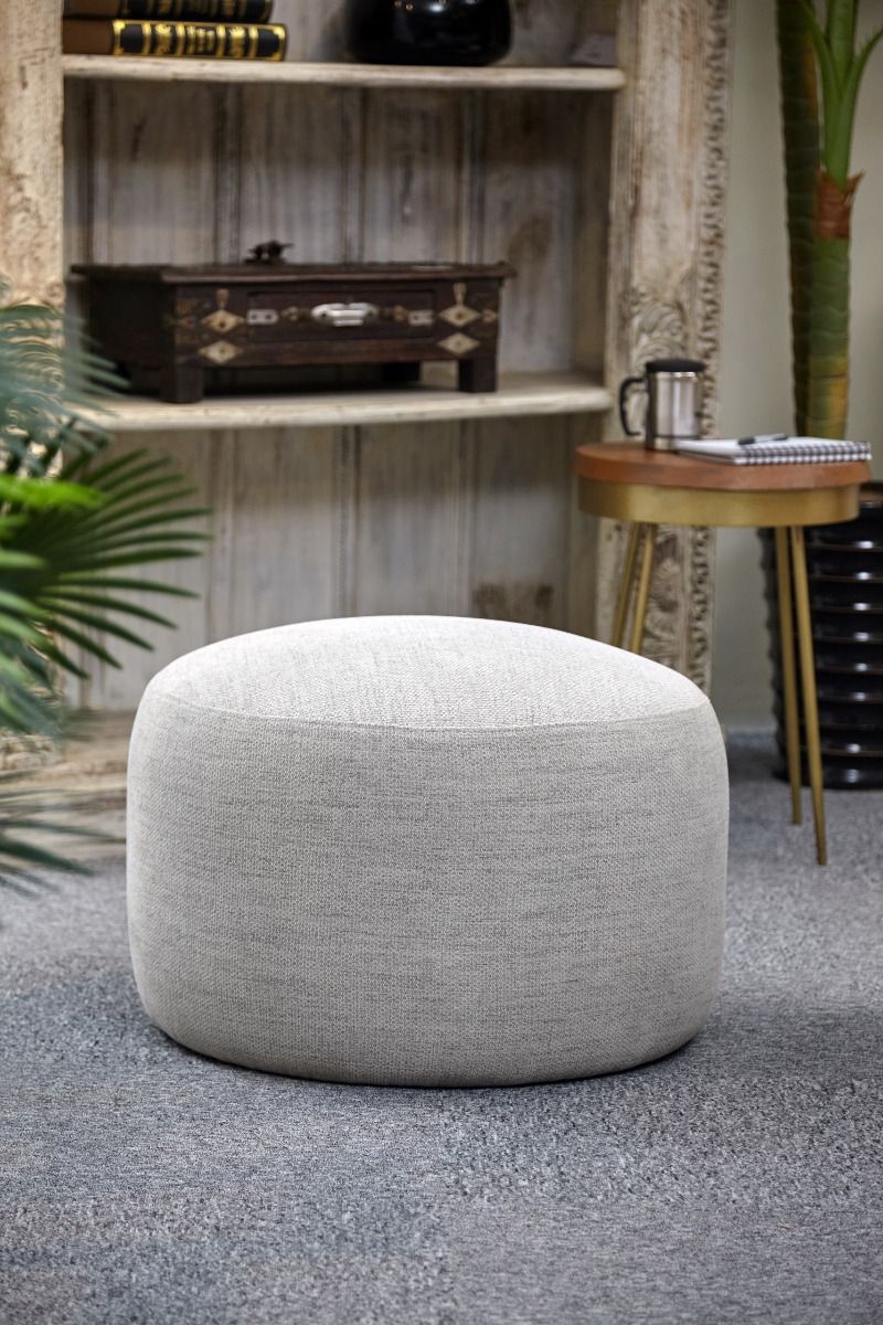 Dani Large Ottoman - Gravel