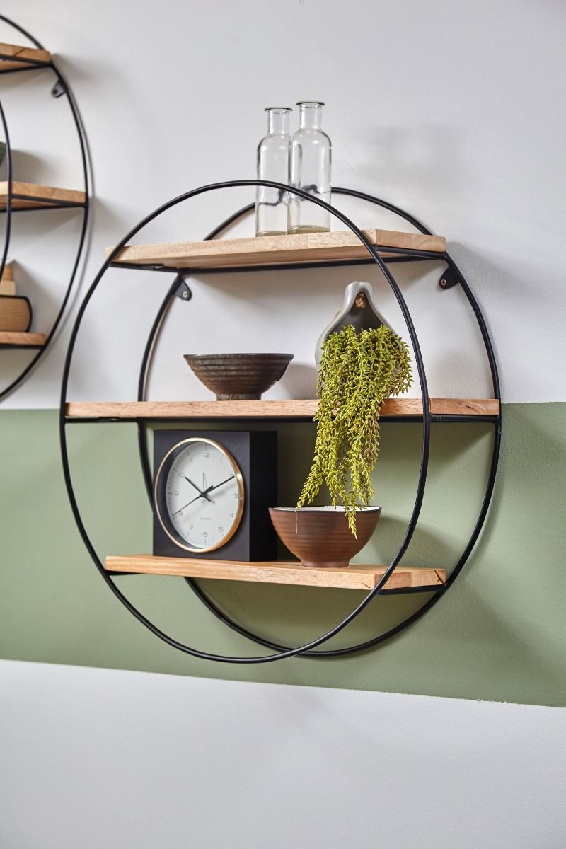 Noelle Round Wall Rack