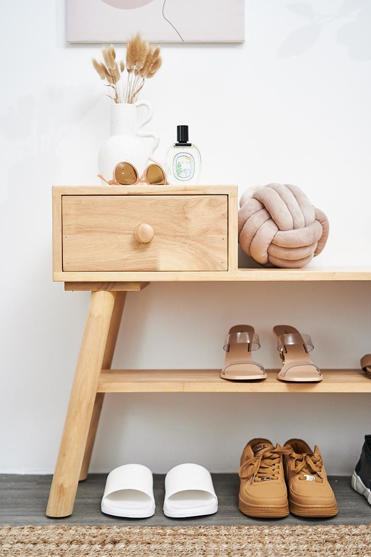 Lund Shoe Rack with Bench