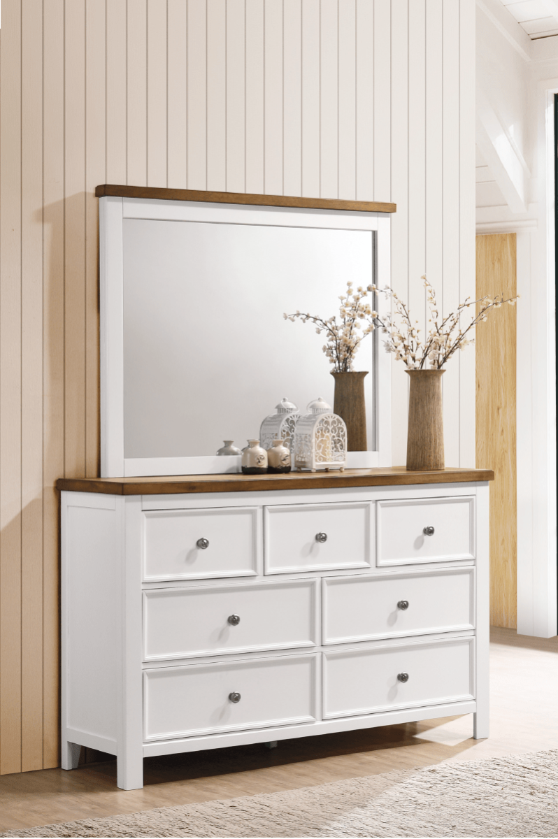 Mirror deals front dresser