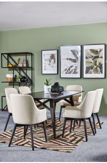 Juni Dining Set (Cream)