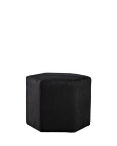 Day Hexagon Footstool - Coal