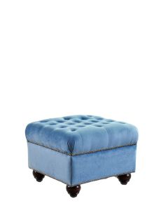 Canio Footstool - Sky Blue