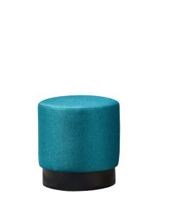 Danish Footstool - Aquamarine