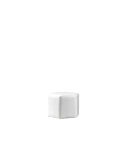 Day Hexagon Footstool - Snow