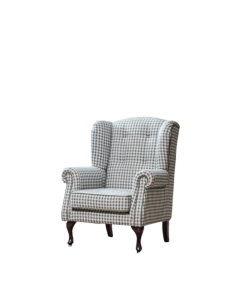 Fella Design Easy Chair - Sage Cheque