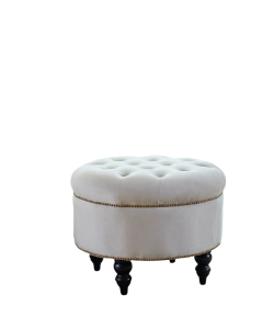 Sera Footstool - Silver