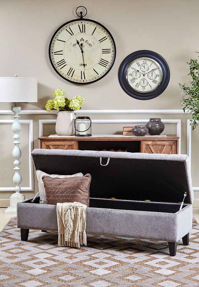 Corbett Storage Bench - Ash