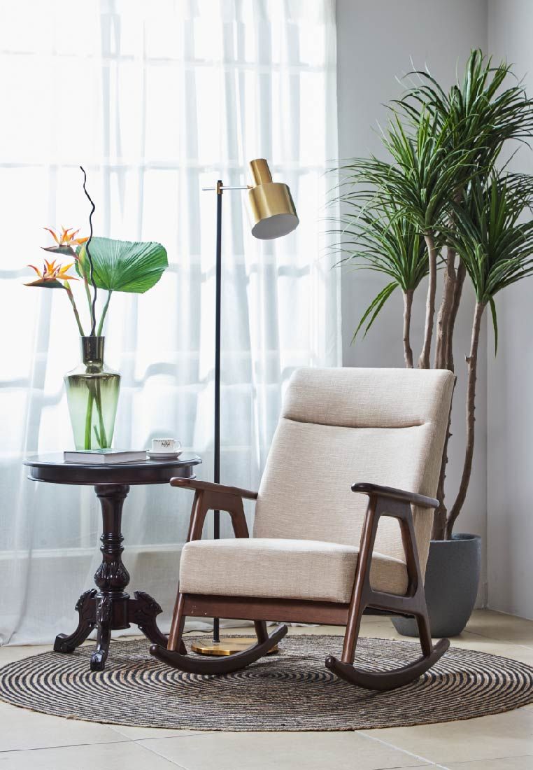 Vincent Rocking Chair - Ivory