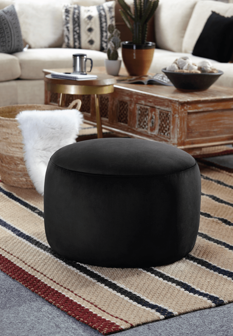 Dani Large Ottoman - Coal