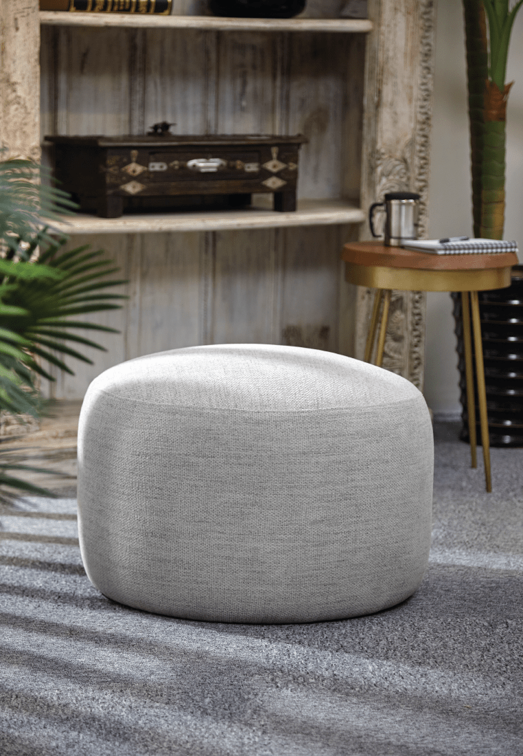 Dani Large Ottoman - Gravel