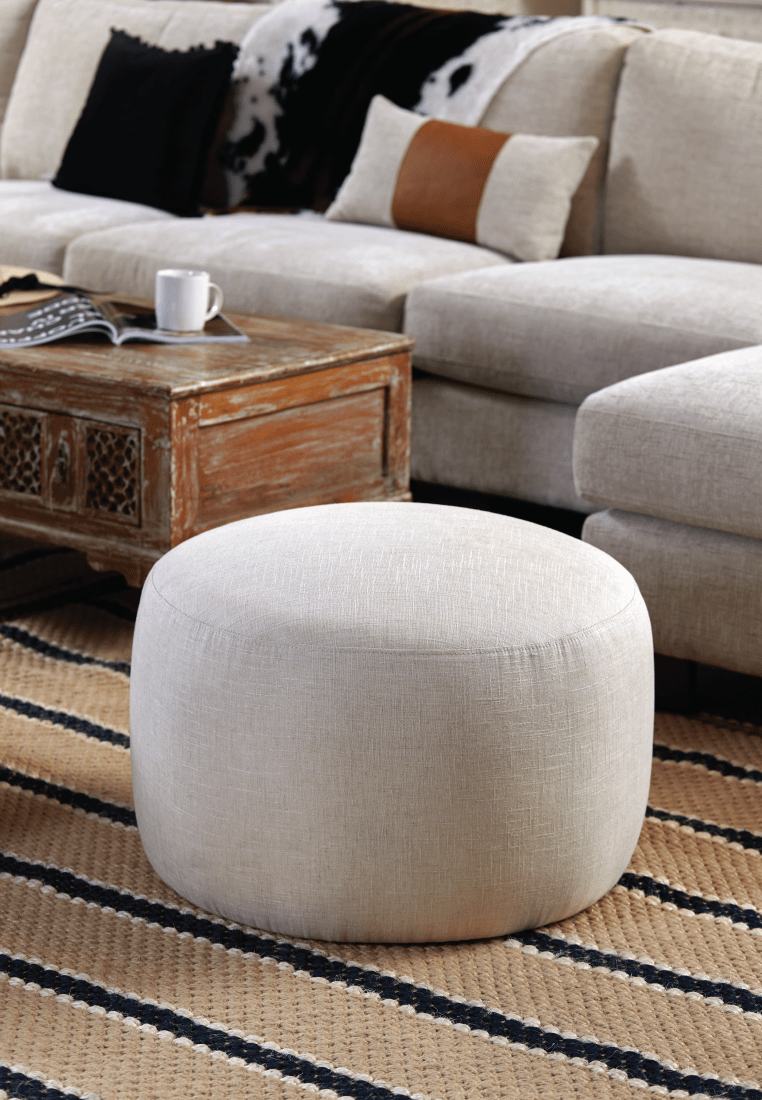 Dani Large Ottoman - Oat