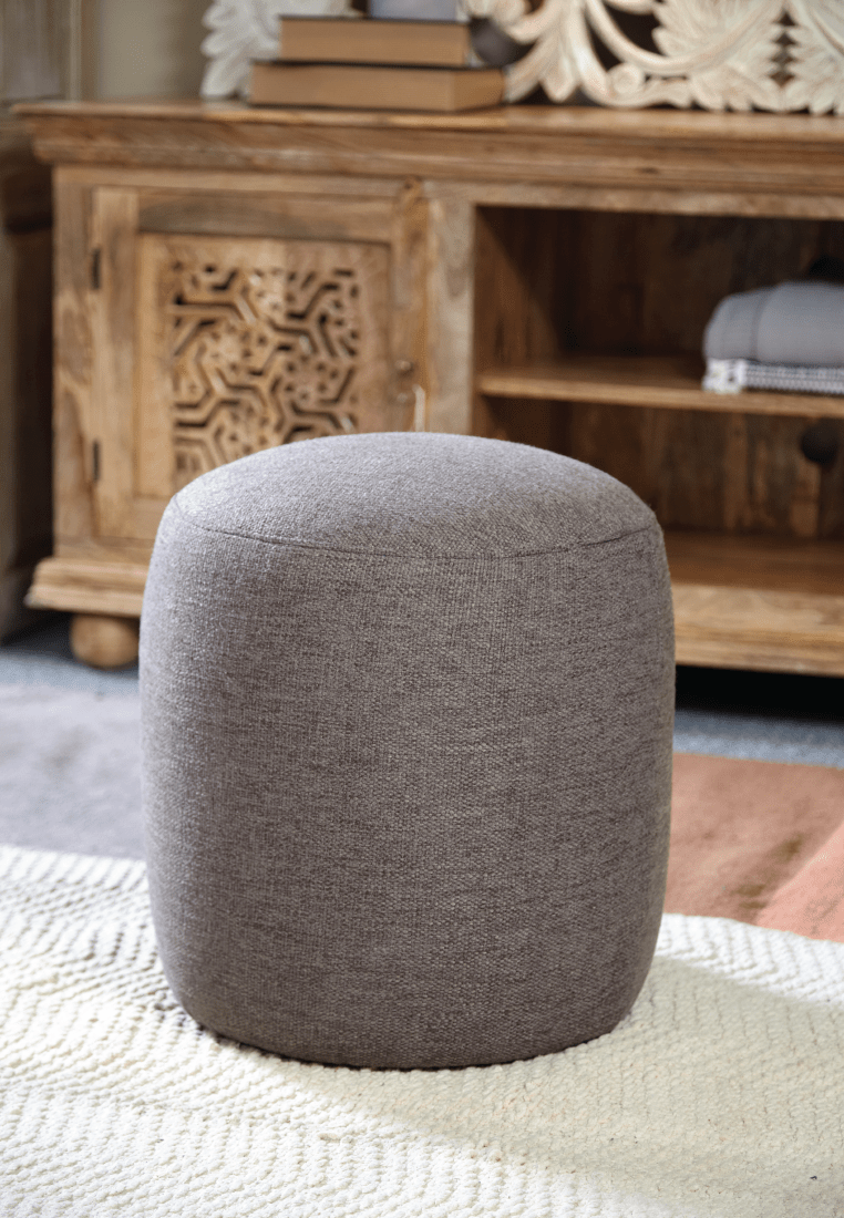 Dani Small Ottoman - Gravel