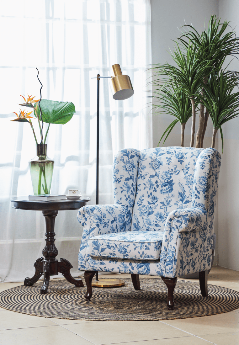 Fella Design Easy Chair - Winter Blossom