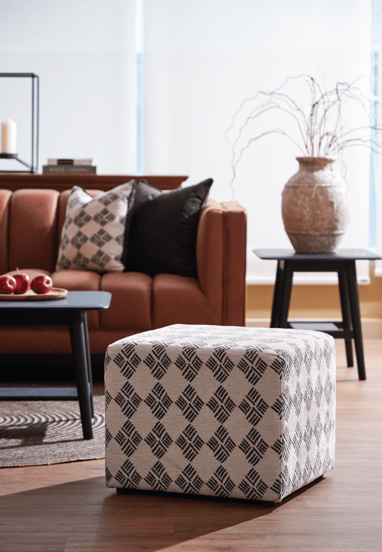 Square Footstool - Tribal